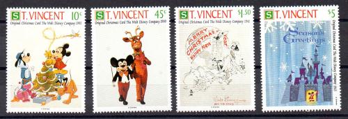 Timbres Disney St. Vincent Nº 1369/72 (**)